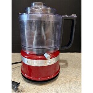KitchenAid Red Food Chopper KFC3516 Tested (4135A)